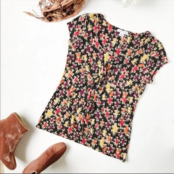 3/$20 Deal Liz Claiborne Short Sleeve Top - Picture 3 of 6